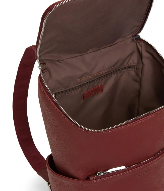 Women Brave Vegan Backpack 8211 Purity Beet Matt and Nat Diaper Bags