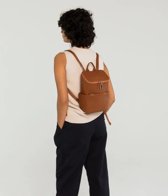 Women Bravesm Small Vegan Backpack 8211 Purity Carotene Matt and Nat Backpacks