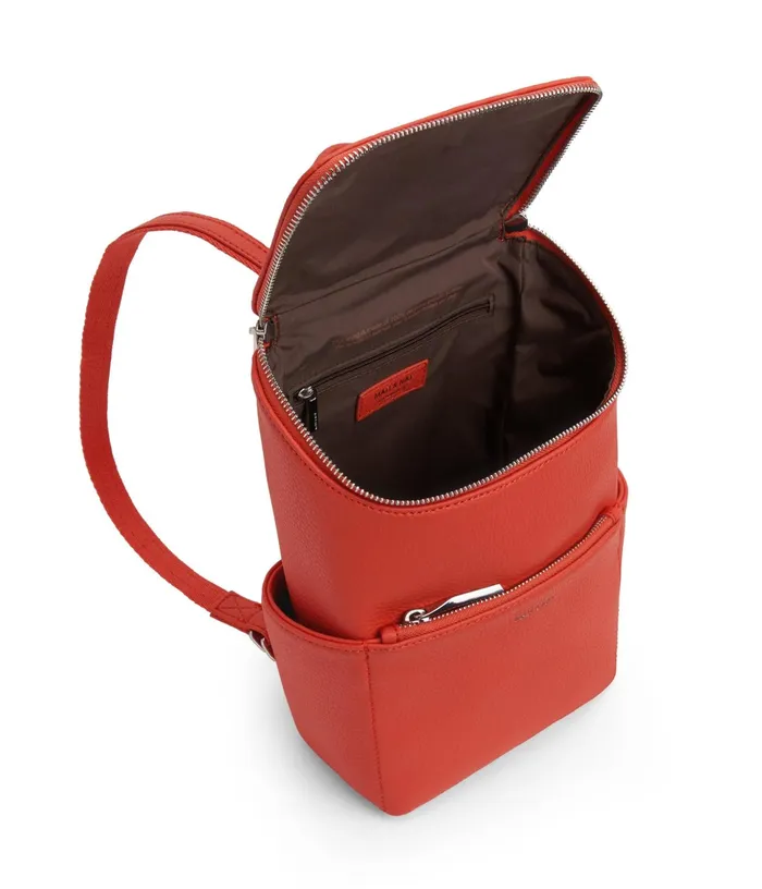 Women Bravesm Small Vegan Backpack 8211 Purity Fleur Matt and Nat Backpacks