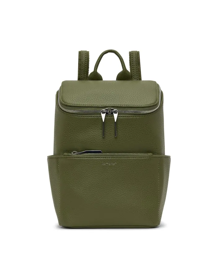 Women Bravesm Small Vegan Backpack 8211 Purity Meadow Matt and Nat Backpacks