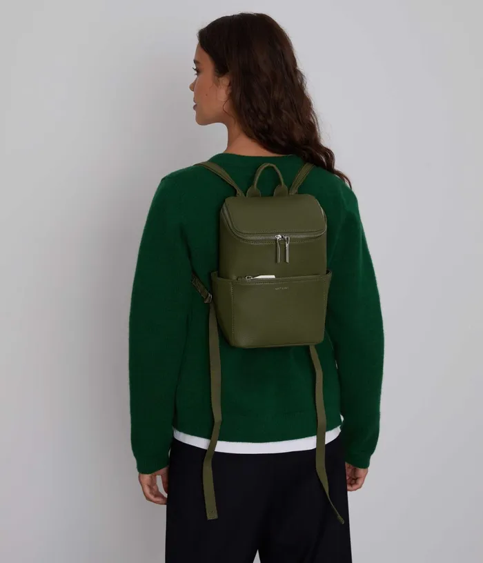 Women Bravesm Small Vegan Backpack 8211 Purity Meadow Matt and Nat Backpacks
