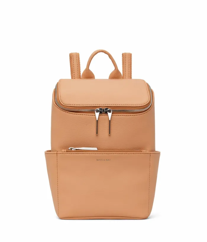 Women Bravesm Small Vegan Backpack 8211 Purity Melon Matt and Nat Backpacks
