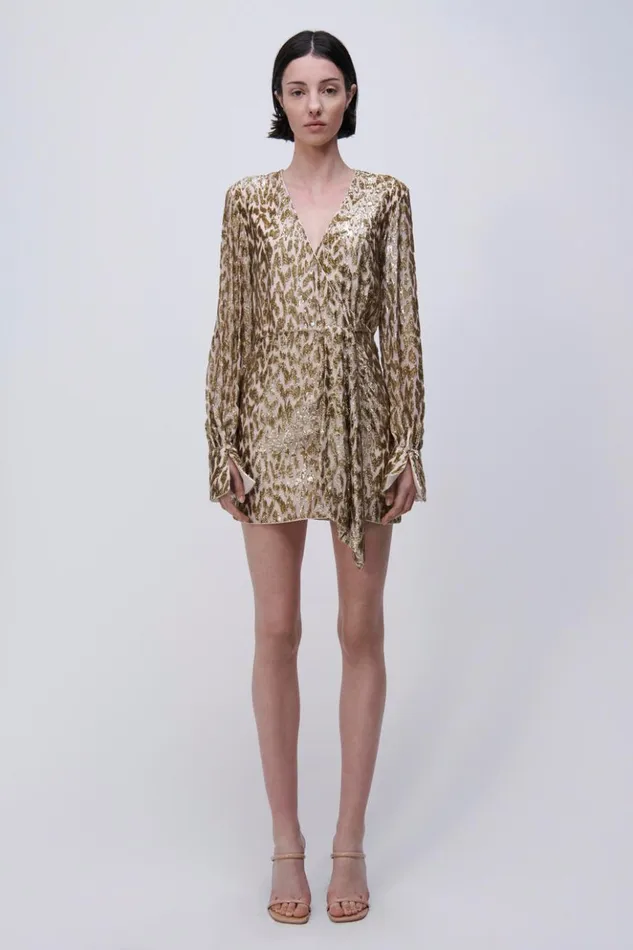 Women Camryn Dres Gold Jonathan Simkhai Dresses and Jumpsuits