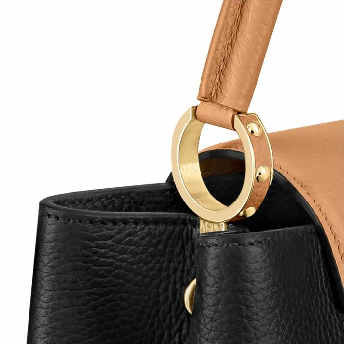 Women Capucines Bag Louis Vuitton Louis Vuitton M59466 Capucines PM Black Gold Arizona 8211 Louis Vuitton Handbag Store