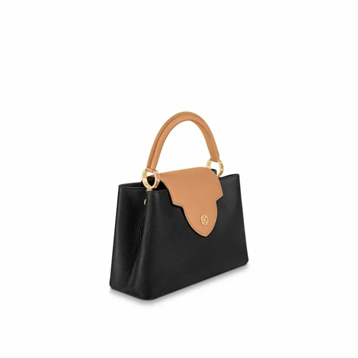 Women Capucines Bag Louis Vuitton Louis Vuitton M59466 Capucines PM Black Gold Arizona 8211 Louis Vuitton Handbag Store