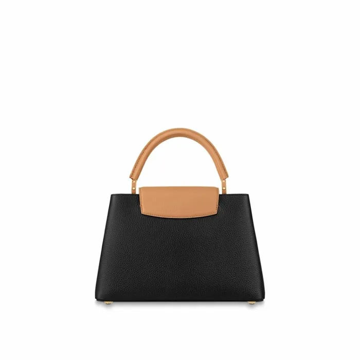 Women Capucines Bag Louis Vuitton Louis Vuitton M59466 Capucines PM Black Gold Arizona 8211 Louis Vuitton Handbag Store