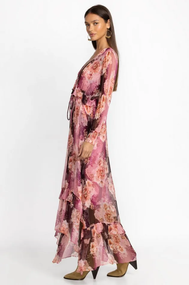 Women Carina Silk Maxi Dress Carina Johnny Was Dresses