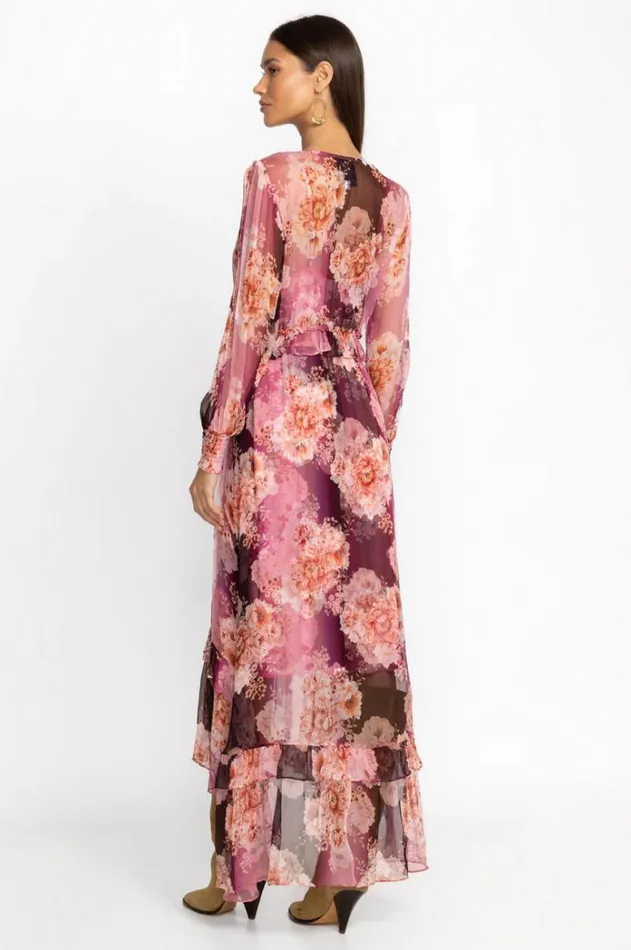 Women Carina Silk Maxi Dress Carina Johnny Was Dresses