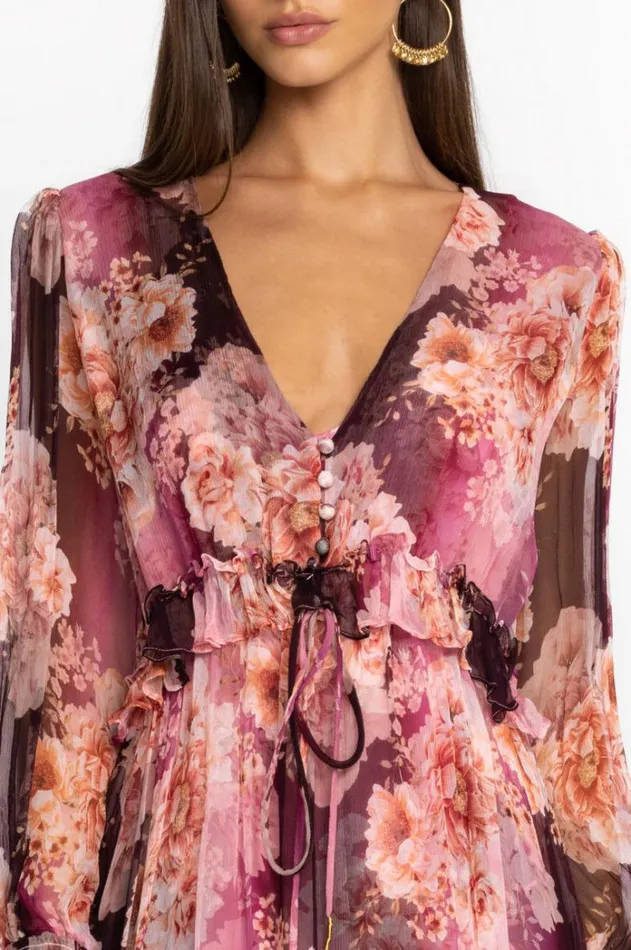 Women Carina Silk Maxi Dress Carina Johnny Was Dresses
