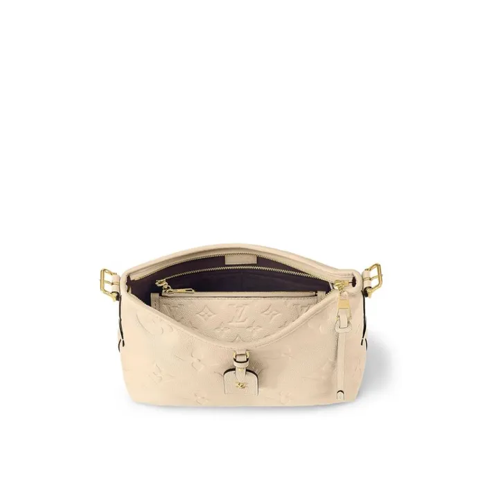 Women CarryAll Bag Louis Vuitton Louis Vuitton Crme Beige M46293 CarryAll PM 8211 Louis Vuitton Handbag Store