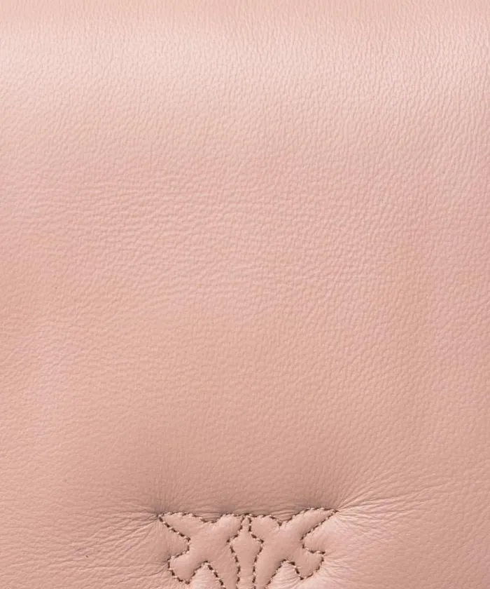 Women Crossbody Bags Pinko Baby Love Bag Click Puff In Nappa Leather Powder Pinkblock Colour