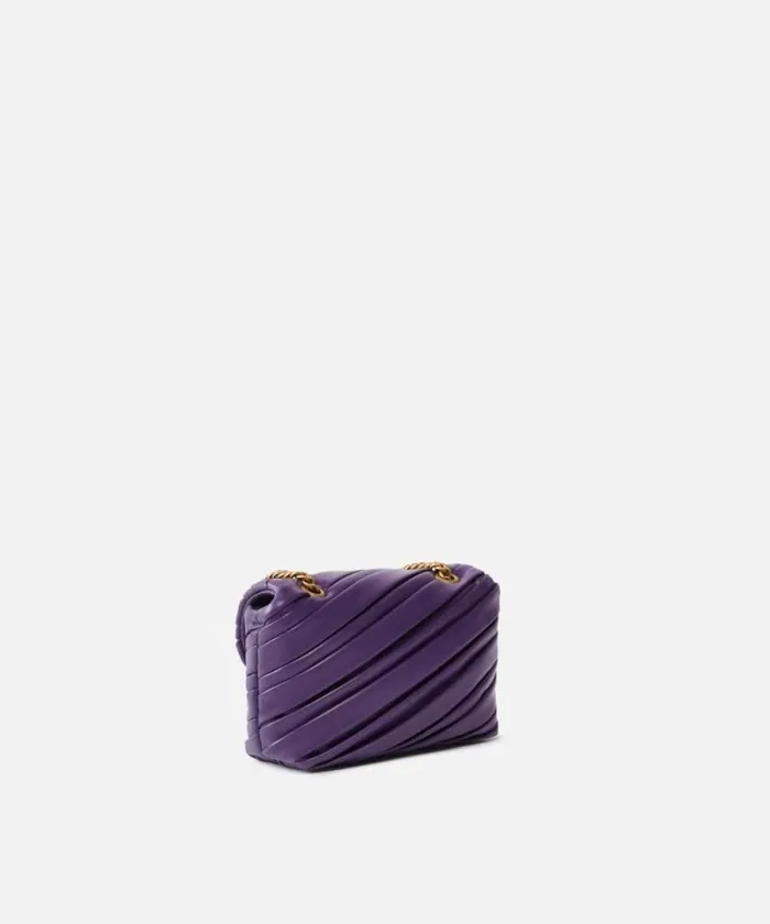 Women Crossbody Bags Pinko Baby Love Bag Puff Crossbody Bag In Recycled Fabric Plumantiquegold Women Crossbody Bags Pinko Baby Love Bag Puff Crossbody Bag In Recycled Fabric Plumantiquegold