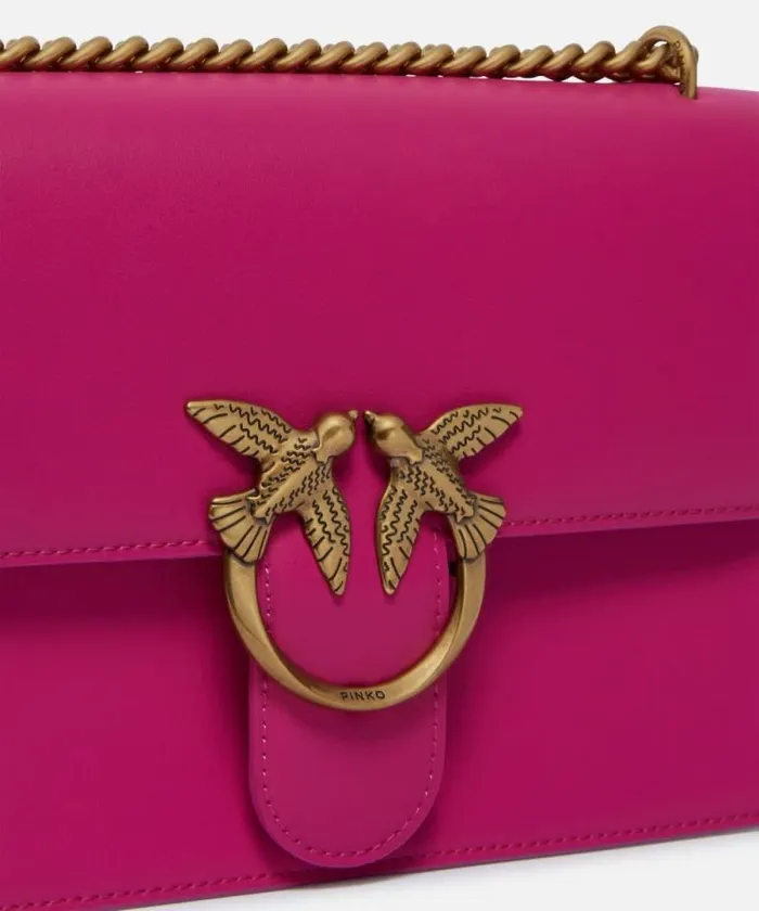Women Crossbody Bags Pinko Classic Love Bag One Simply Pinko Pinkantique Gold