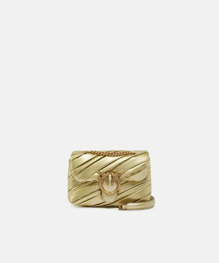 Women Crossbody Bags Pinko Elegant Baby Love Bag Puff Golden Crossbody Bag Goldantique Gold Women Crossbody Bags Pinko Elegant Baby Love Bag Puff Golden Crossbody Bag Goldantique Gold