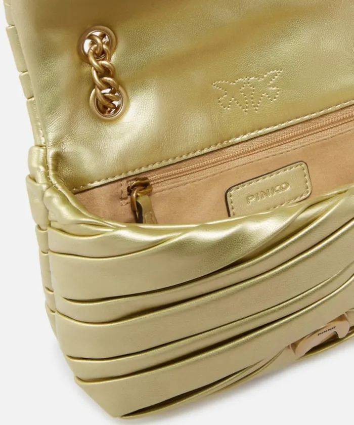 Women Crossbody Bags Pinko Elegant Baby Love Bag Puff Golden Crossbody Bag Goldantique Gold Women Crossbody Bags Pinko Elegant Baby Love Bag Puff Golden Crossbody Bag Goldantique Gold