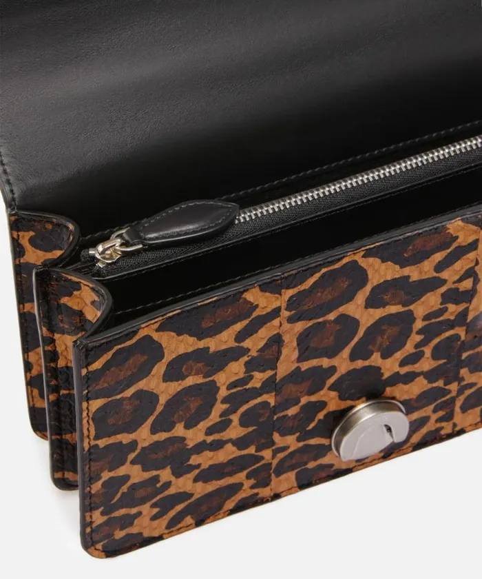 Women Crossbody Bags Pinko PINKO Galleria Love Bag Crossbody Bag In Spotted Reptile Skin Goldblackold Silver