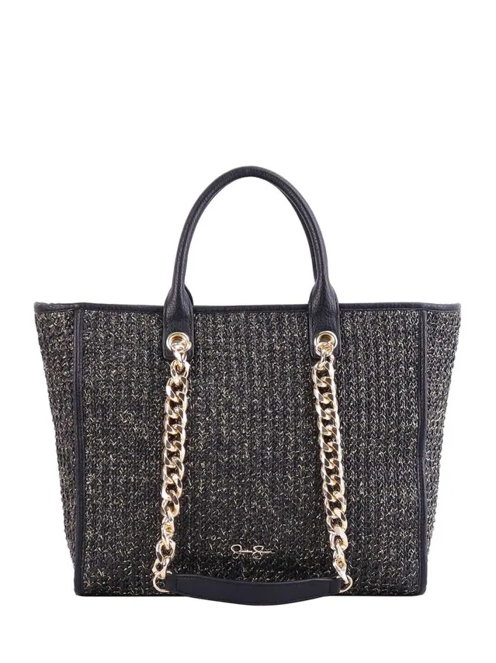 Women Crossbody Jessica Simpson Dani Tote In Black Glitter