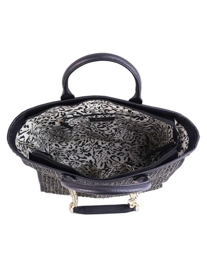 Women Crossbody Jessica Simpson Dani Tote In Black Glitter