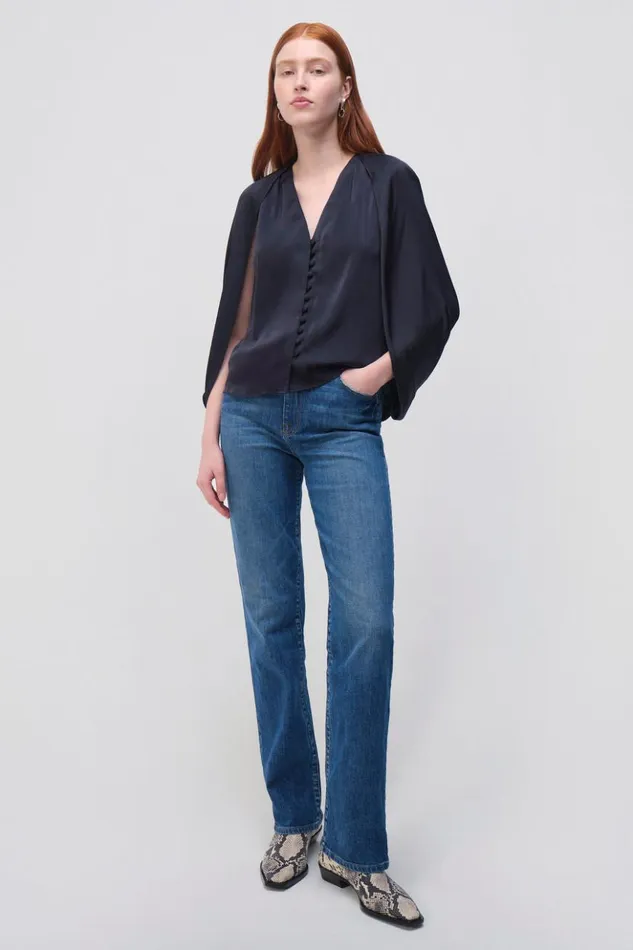 Women Dawn Top Black Jonathan Simkhai Tops and Bodysuits