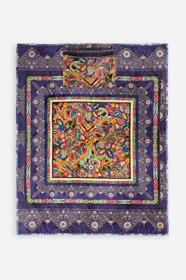 Women DEMARNE TRAVEL BLANKET Demarne Print Johnny Was Blankets