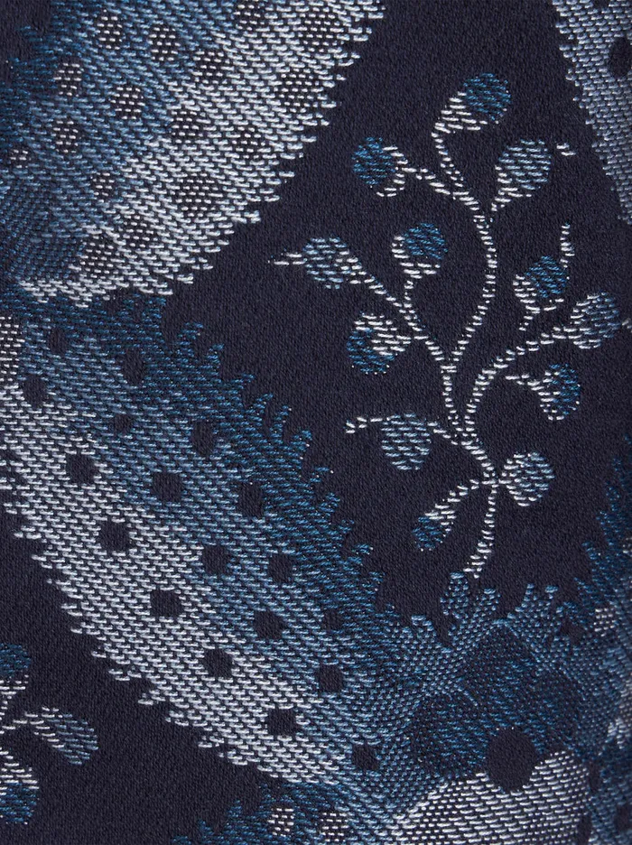 Women Denim Jacquard Jeans Etro Trousers