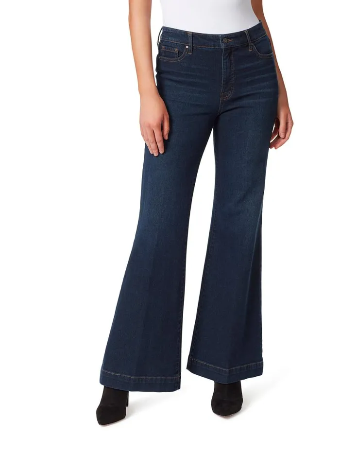 Women Denim Jessica Simpson True Love Wide Leg Trouser Jeans In Ditto