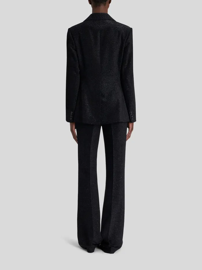 Women DoubleBreasted Jacket With Printed Lining Etro Jackets