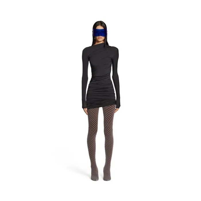 Women Dresses and Skirts Balenciaga Twisted Mini Dress In Black