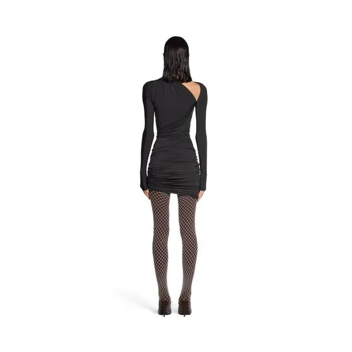Women Dresses and Skirts Balenciaga Twisted Mini Dress In Black