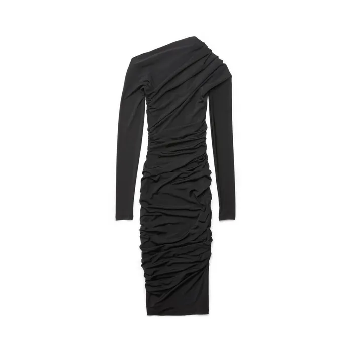 Women Dresses and Skirts Balenciaga Twisted Mini Dress In Black