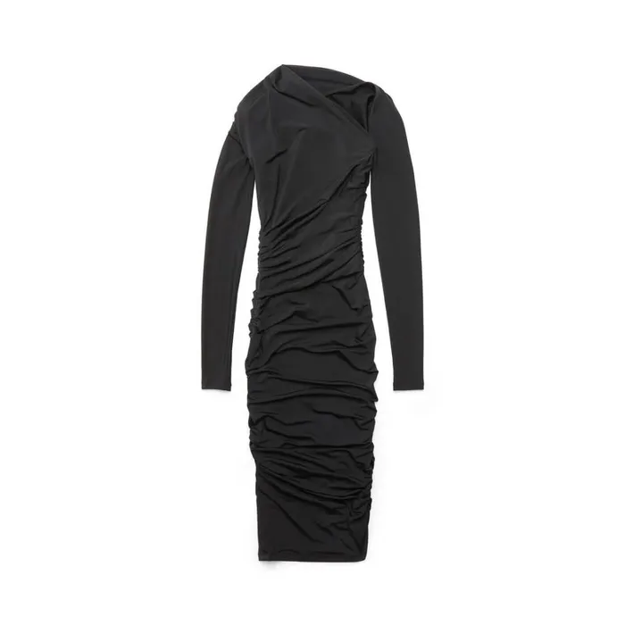 Women Dresses and Skirts Balenciaga Twisted Mini Dress In Black