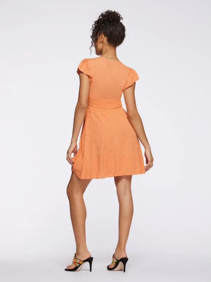 Women Dresses Jessica Simpson Khloe Dress In Brandied Melon
