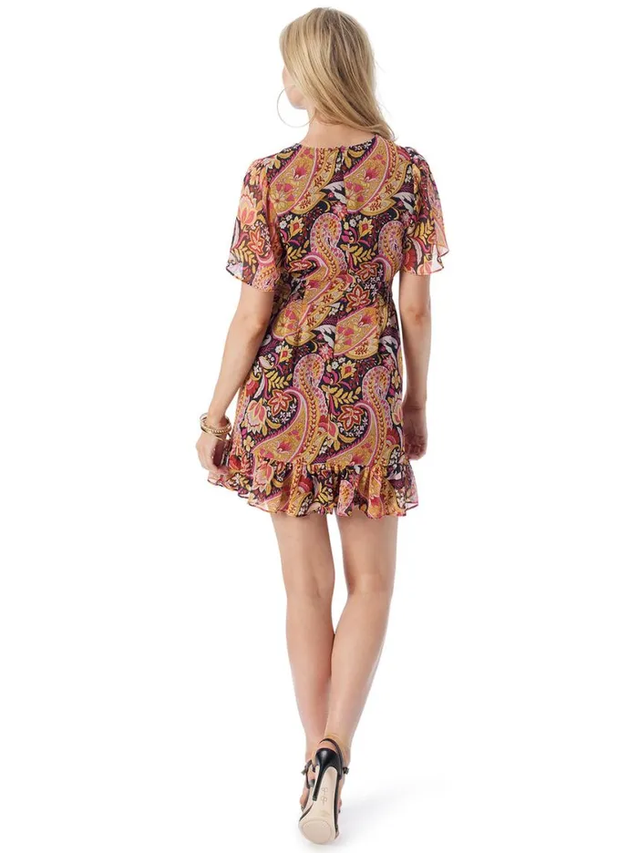 Women Dresses Jessica Simpson Lottie Dress In Paisley World