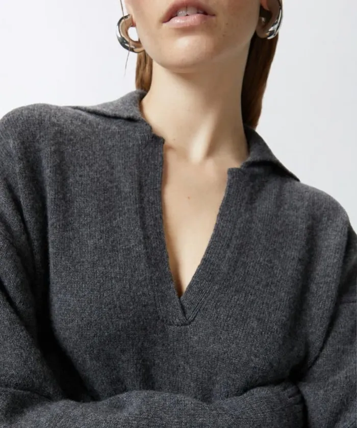Women Dresses Pinko Long Cashmere Blend Knit Dress Greycrow