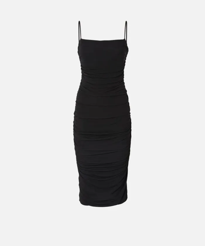 Women Dresses Pinko Slimfit Dress With Thin Straps Limo Black