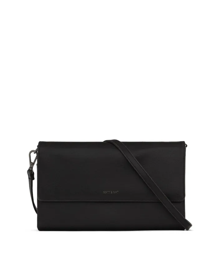 Women Drewlg Large Vegan Crossbody Bag 8211 Vintage Black Matt and Nat Crossbody Women Drewlg Large Vegan Crossbody Bag 8211 Vintage Black Matt and Nat Crossbody