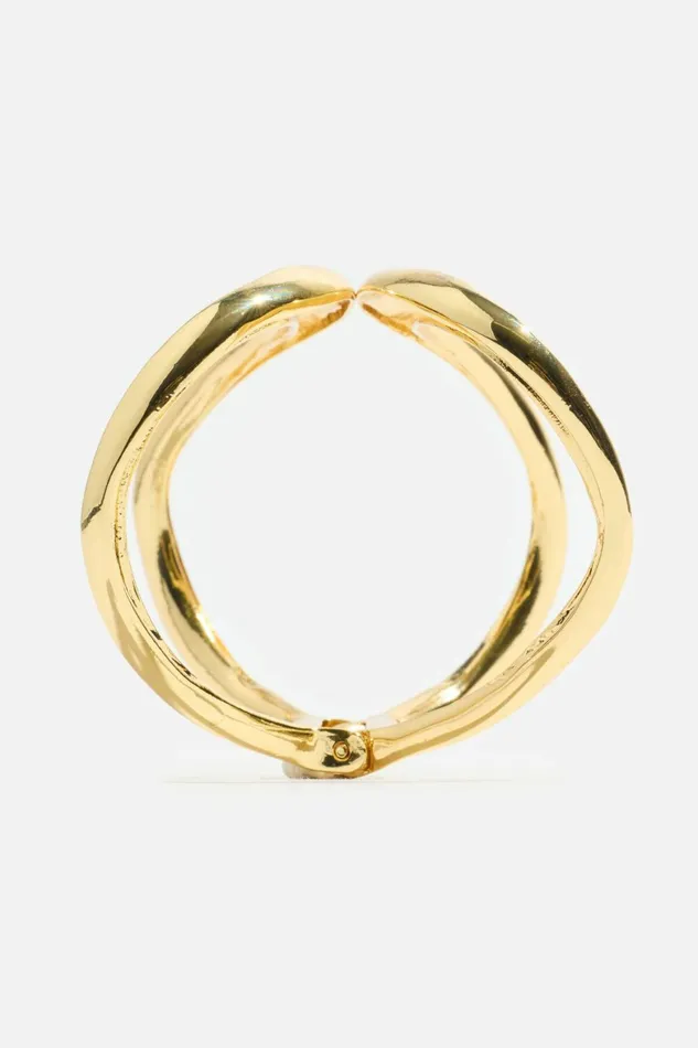Women Dynamite Bracelets Open Curve Cuff Bracelet YELLOW