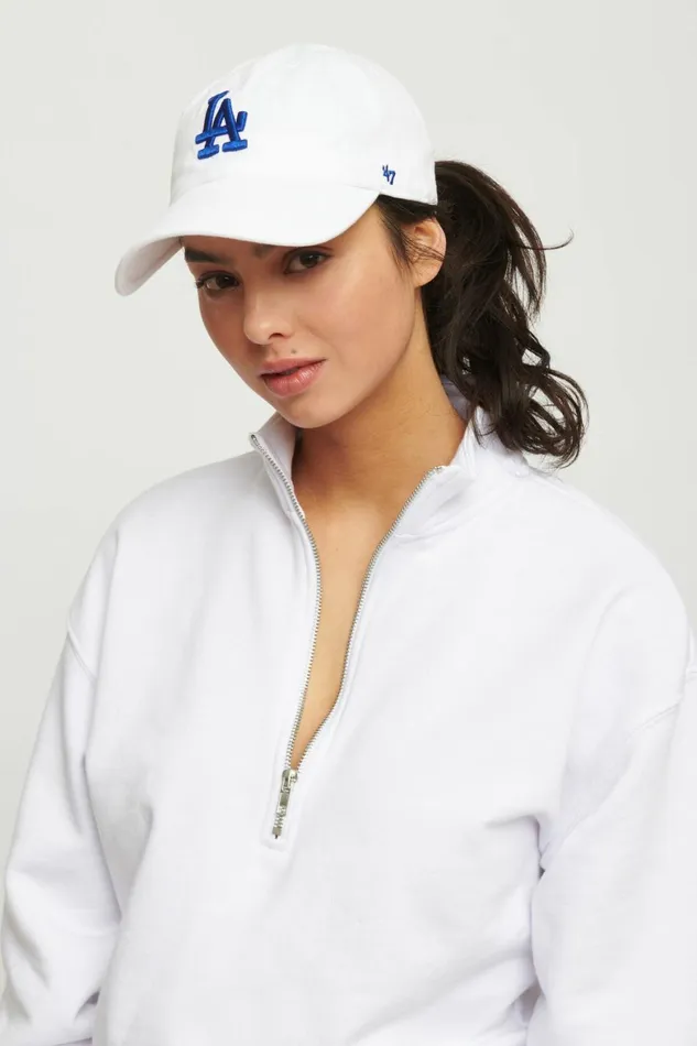 Women Dynamite Caps and Hats Los Angeles Clean Up Cap White