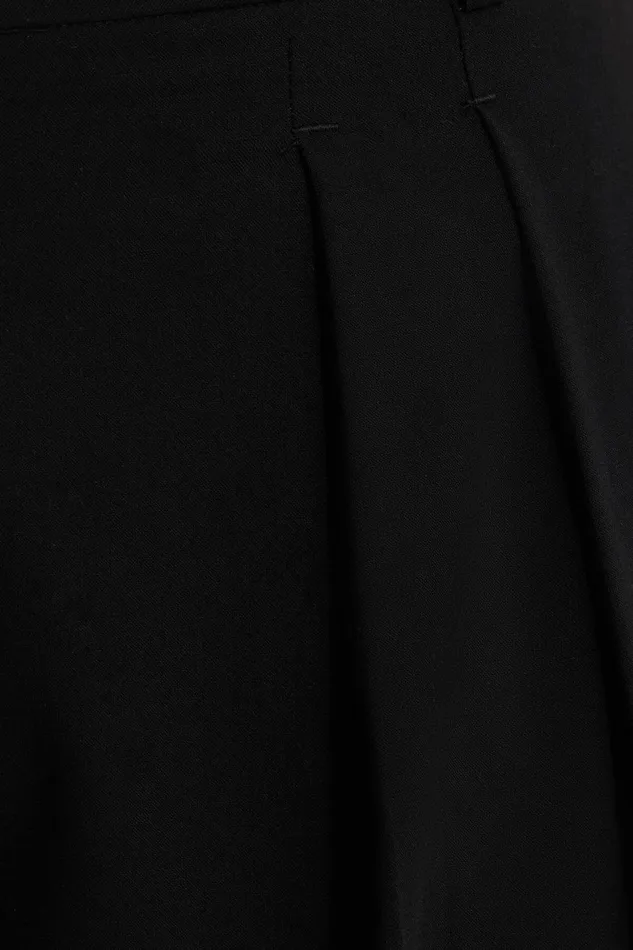Women Dynamite Pants Drop Waist Pleated Pants Black