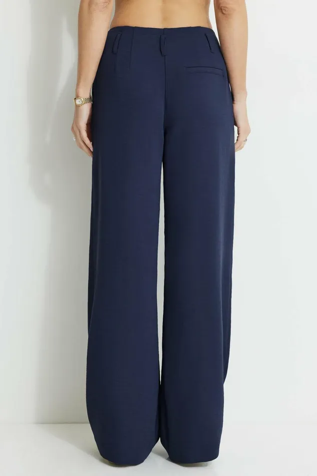 Women Dynamite Pants Jourdan Mid Rise Pants Blue