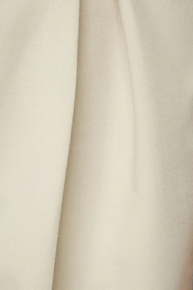 Women Dynamite Pants Pleated Wide Leg Pants Beige