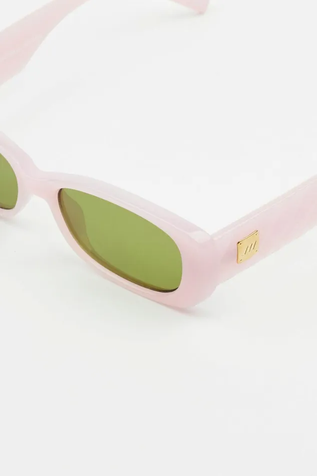 Women Dynamite Sunglasses Unreal Quilted Sunglasses Pink