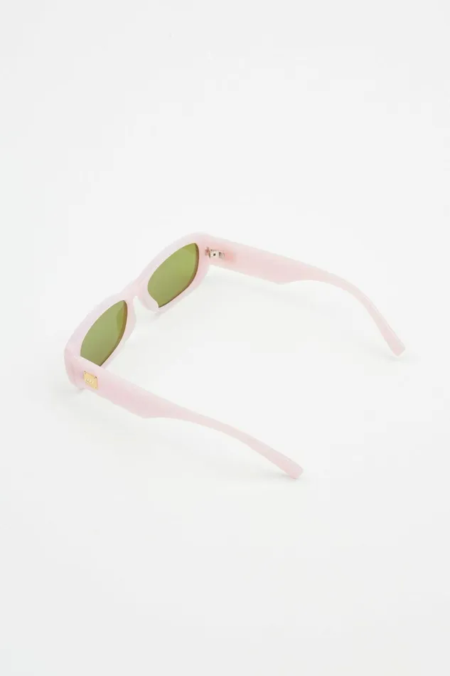 Women Dynamite Sunglasses Unreal Quilted Sunglasses Pink