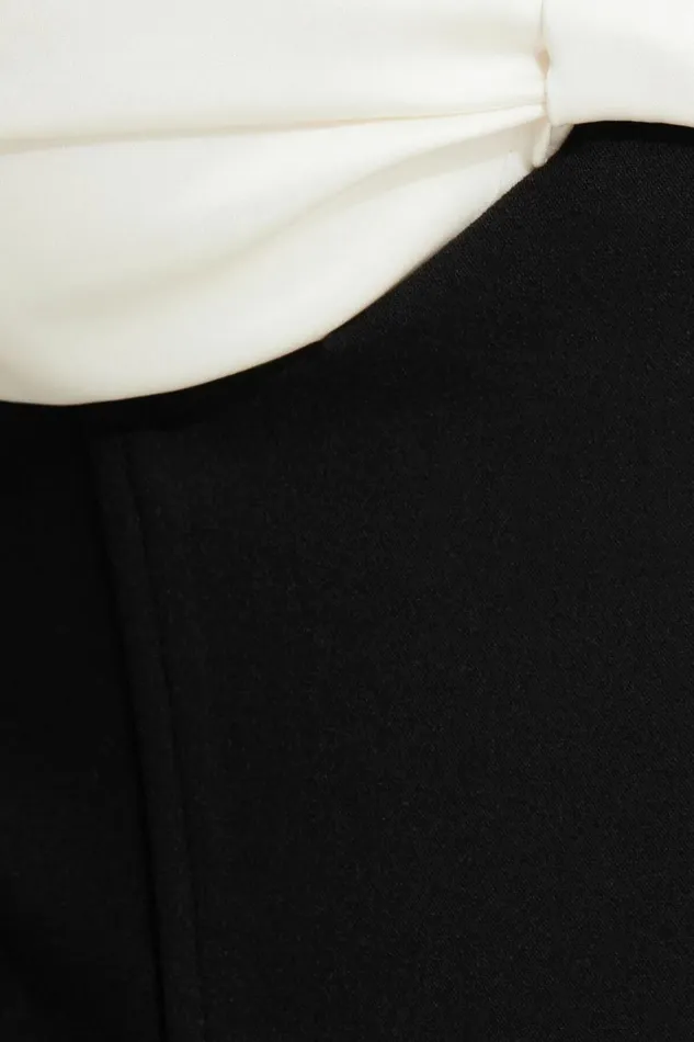 Women Dynamite Tops Bow Bustier Top Black