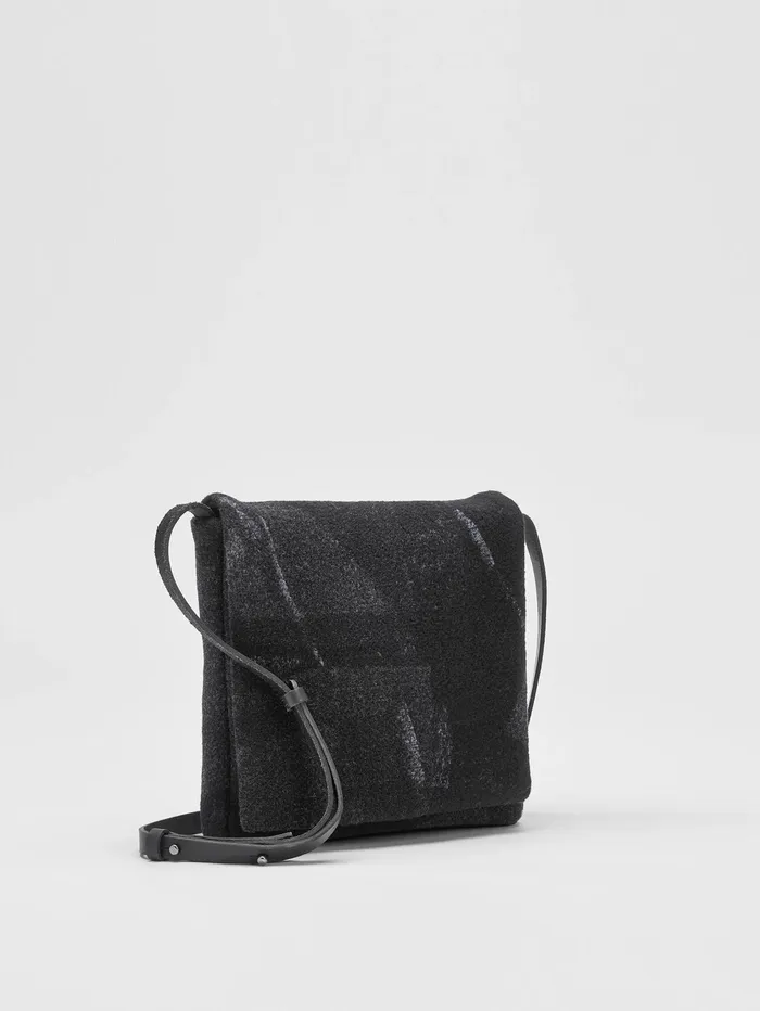Women Eileen Fisher Accessories Waste No More Crossbody Bag Charcoal