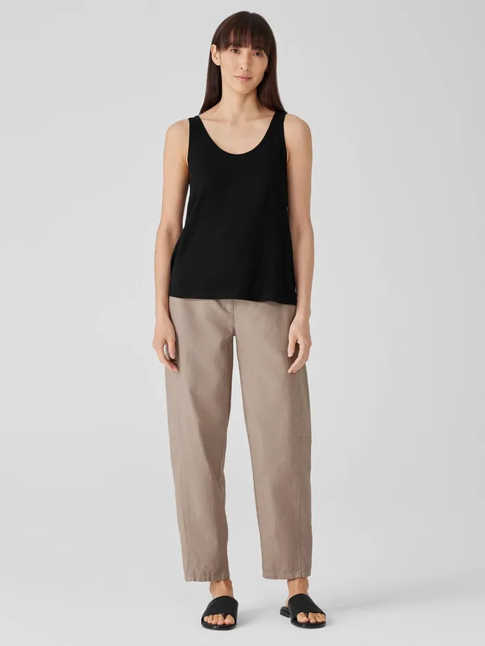 Women Eileen Fisher Pants Shorts and Jumpsuits Cotton Hemp Stretch Lantern Pant Briar Women Eileen Fisher Pants Shorts and Jumpsuits Cotton Hemp Stretch Lantern Pant Briar