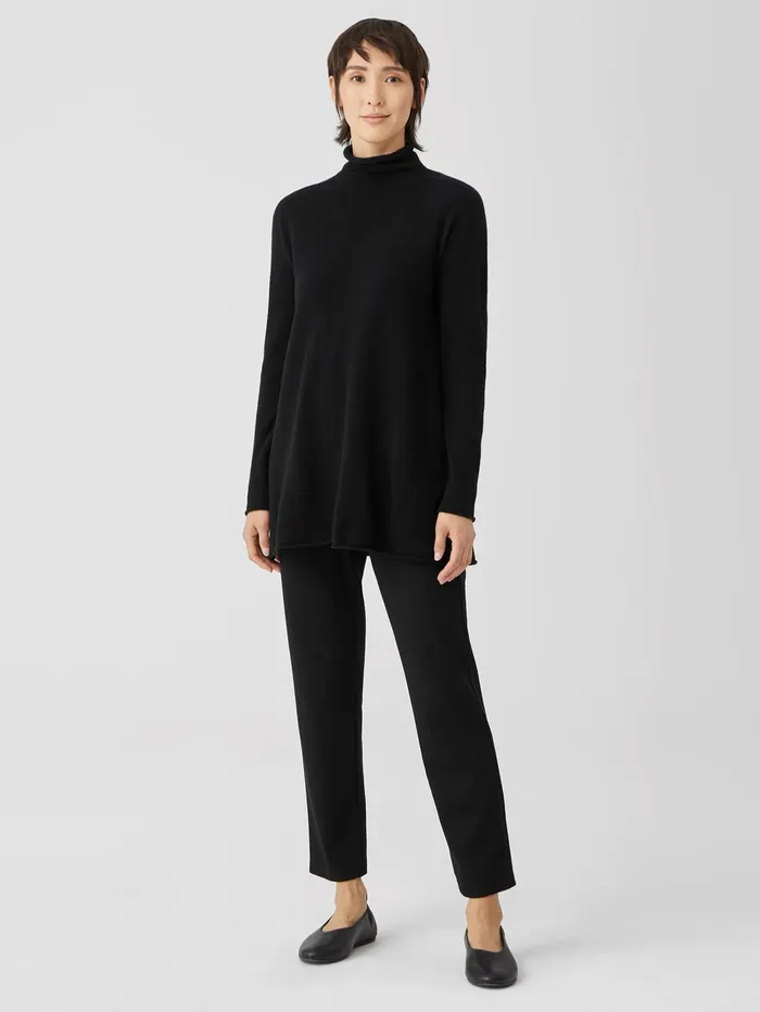 Women Eileen Fisher Pants Shorts and Jumpsuits Flex Ponte Pant Black