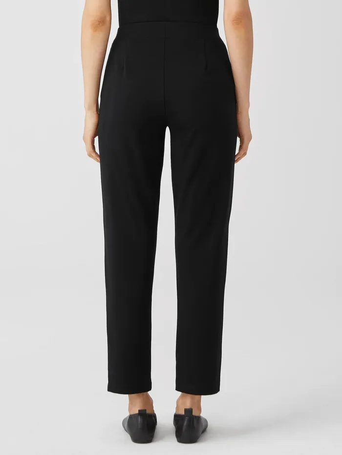 Women Eileen Fisher Pants Shorts and Jumpsuits Flex Ponte Pant Black