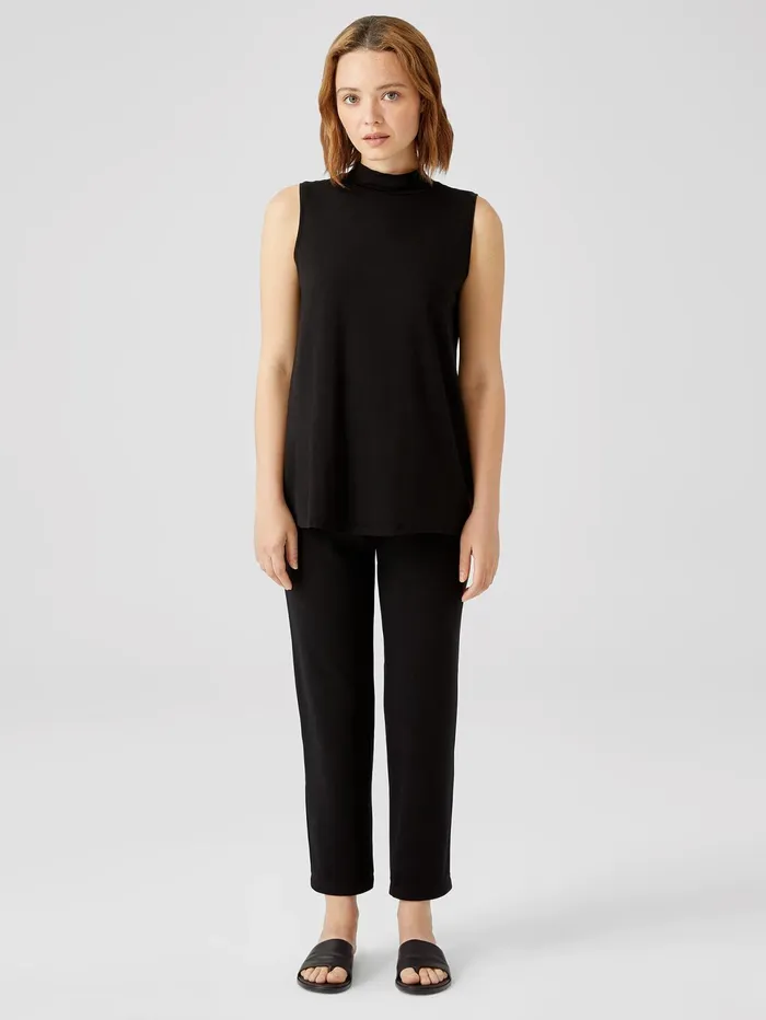 Women Eileen Fisher Pants Shorts and Jumpsuits Flex Ponte Pant Black
