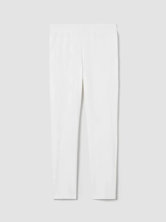 Women Eileen Fisher Sweaters and Cardigans Washable Stretch Crepe Pant White